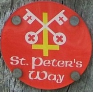 St Peter's Way trail-marker