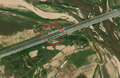 3/6 Stone pillars (barrier=tank_trap) along the highway from Kaesong to Pyongyang (Maxar satellite imagery).
