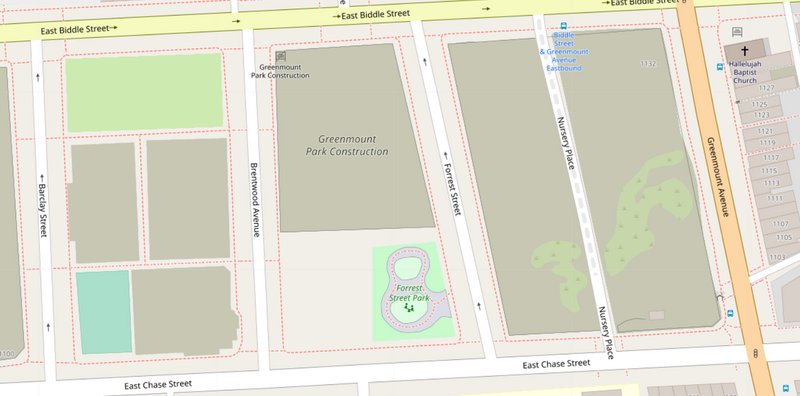 File:E Biddle St Brownfields OSM Carto.png