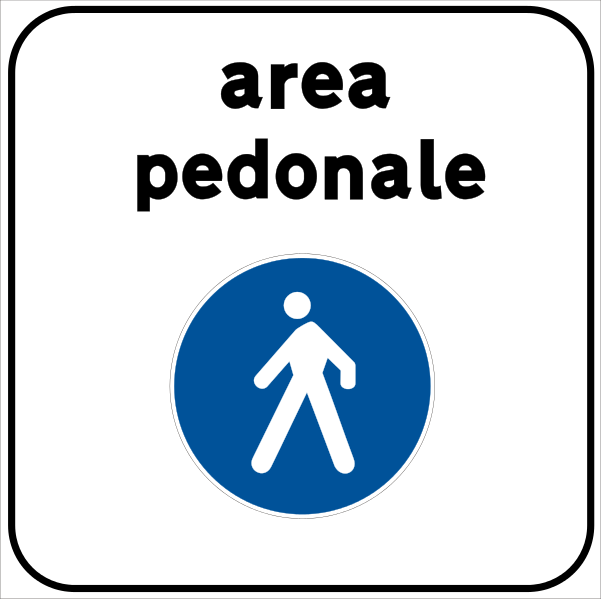 File:Italian traffic signs - area pedonale semplice.svg
