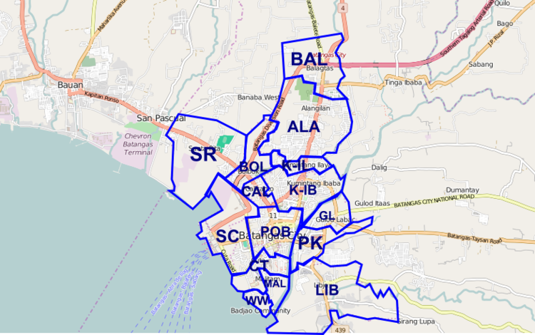 Batangas City mapping areas.png