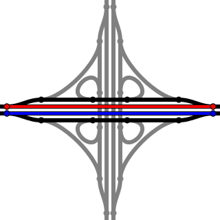 Motorway intersection - carriageway