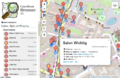 Tematik Kaplamalara sahip çok yönlü harita OpenStreetBrowser